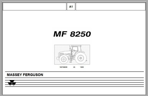 Zdjęcie oferty: Katalog części Massey Ferguson MF 8250