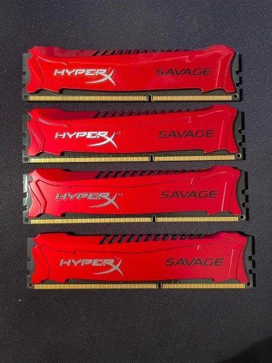 Zdjęcie oferty: Pamięć RAM HyperX Savage 16GB (4x4GB) 1866MHz CL9