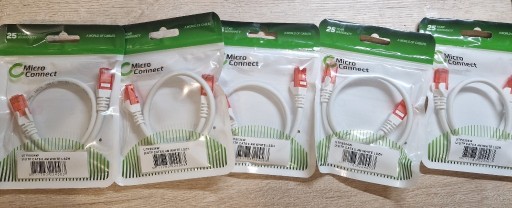 Zdjęcie oferty: 5 szt. Patchcord kabel UTP 0.4m RJ45 CAT 6 