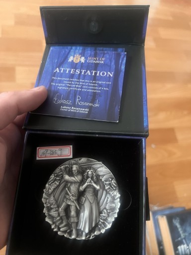 Zdjęcie oferty: Wiedźmin ostatnie życzenie numer 253/400 5 oz