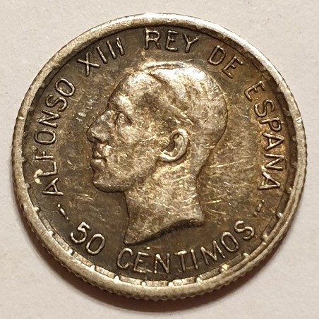 Zdjęcie oferty: Hiszpania 50 centesimos 1926 