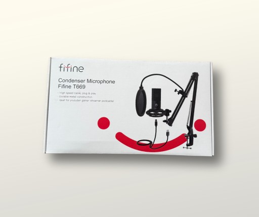Zdjęcie oferty: Mikrofon komputerowy / gamingowy -zestaw ramie i pop filtr - FIFINE T669