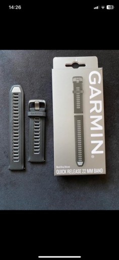 Zdjęcie oferty: PASEK GARMIN 22mm Quick Release Czarny Szary