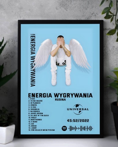 Zdjęcie oferty: Plakat A3 Rusina album Energia Wygrywania