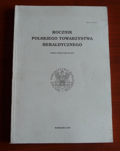 Zdjęcie oferty: Rocznik Polskiego Towarzystwa Heraldycznego. T III