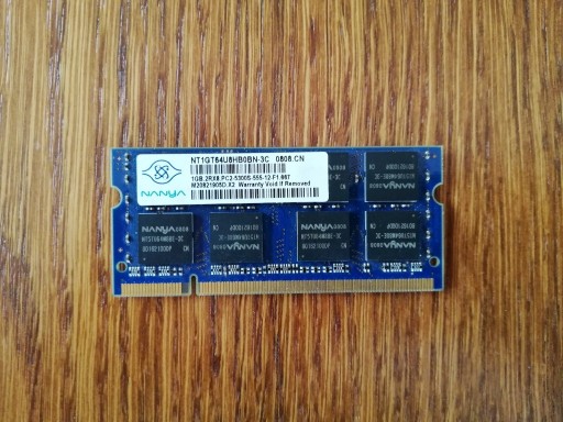 Zdjęcie oferty: Pamięć RAM Nanya 1GB DDR2 PC2-5300S