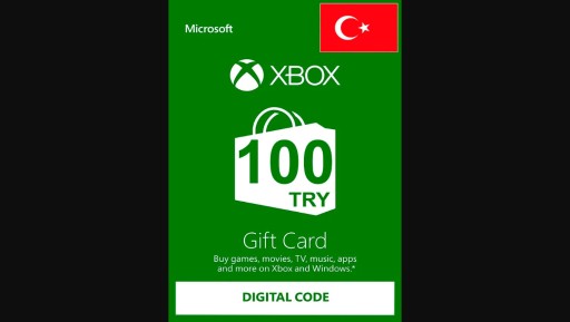 Zdjęcie oferty: Xbox Live Gift Card 100TR Klucz Turcja/Turkey