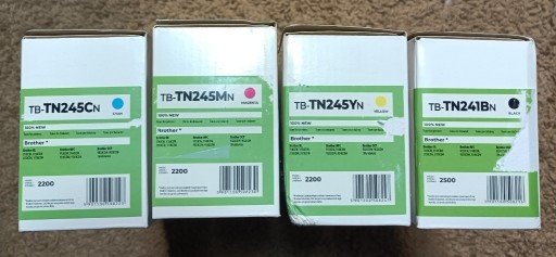 Zdjęcie oferty: Komplet tonerów Brother TN245 + 3xTN241