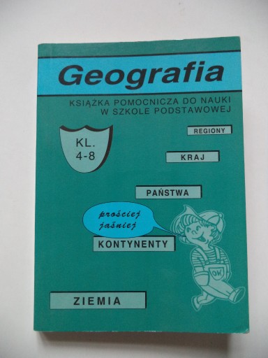 Zdjęcie oferty: Geografia klasy 4-8 książka pomocnicza do nauki