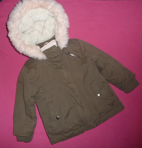 Zdjęcie oferty: H&M F&F ciepła kurtka parka 2w1 bezrękawnik roz 92