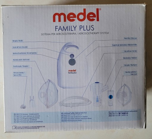 Zdjęcie oferty: Inhalator pneumatyczny Medel Family Plus biały