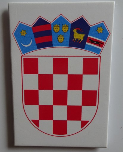 Zdjęcie oferty: Magnes na lodówkę godło Chorwacja 