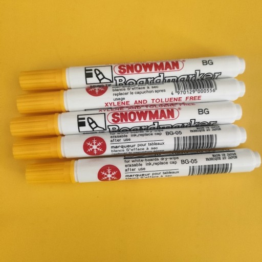 Zdjęcie oferty: Marker suchościeralny Snowman żółty