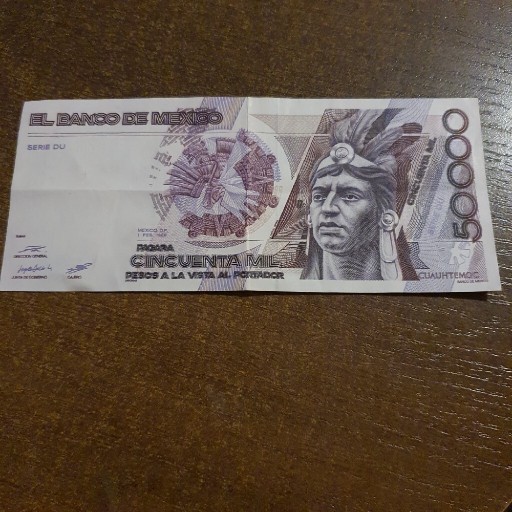 Zdjęcie oferty: 50000 peso meksykańskie Meksyk