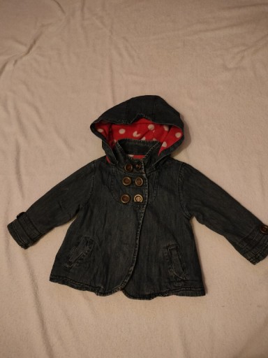 Zdjęcie oferty: Płaszczyk jeansowy 9-12 m-cy