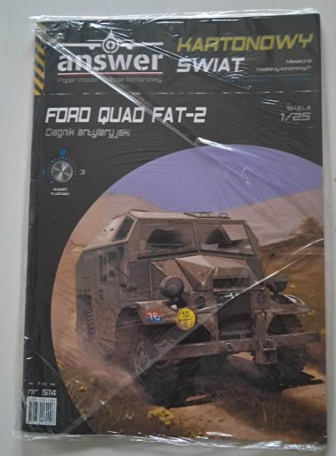 Zdjęcie oferty: Zestaw 3 modeli kartonowych pojazdów wojskowych