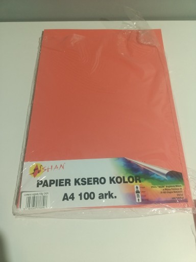 Zdjęcie oferty: Papier ksero a4 kolor 100g - 100 kartek