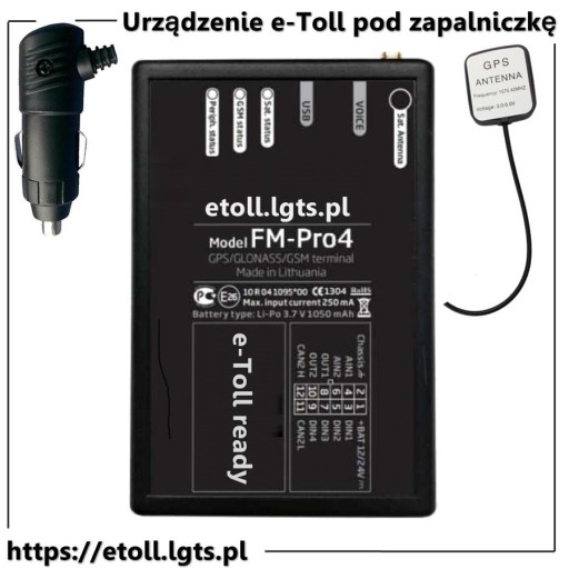 Zdjęcie oferty: eToll OBU FM-PRO4 pod zapalniczkę