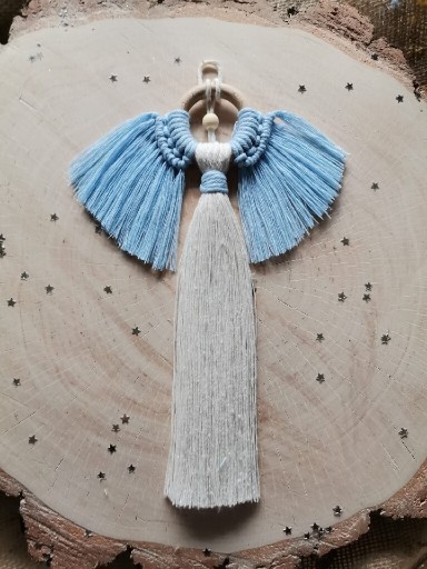 Zdjęcie oferty: Aniołek ze sznurka bawełnianego handmade