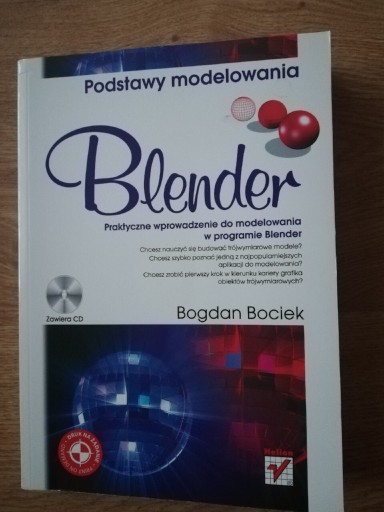 Zdjęcie oferty: Blender. Podstawy modelowania. +CD
