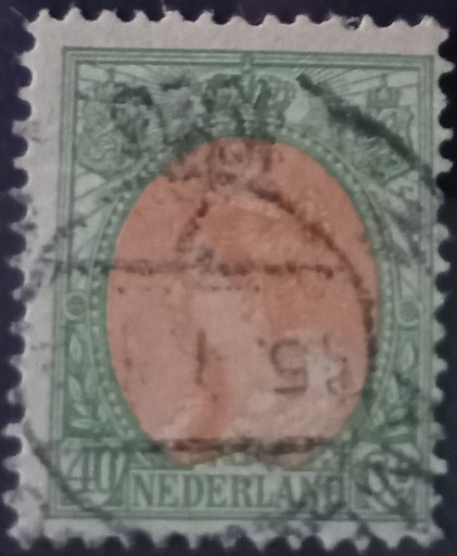 Zdjęcie oferty: Znaczek pocztowy Holandia 1920r.Królowa Wilhelmina
