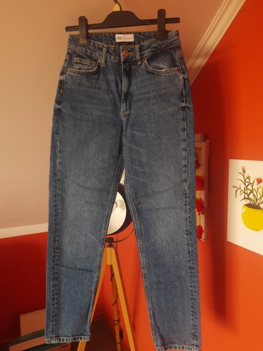 Zdjęcie oferty: Spodnie damskie ZARA wysoki stan rozmiar XS