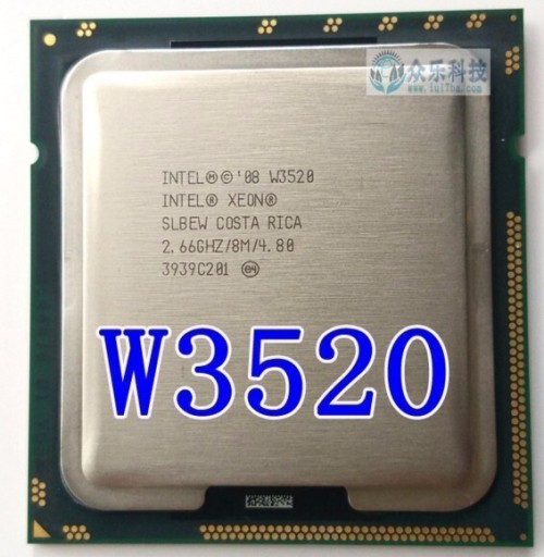 Zdjęcie oferty: Intel Xeon W3520 4R/8W 2,93 Ghz