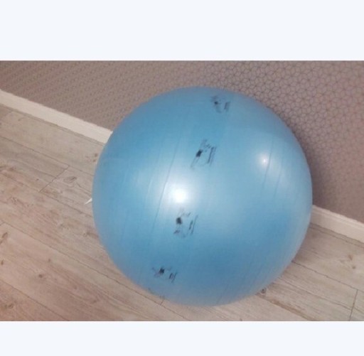 Zdjęcie oferty: Piłka rehabilitacyjna qmed 75 cm niebieska 