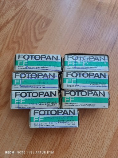 Zdjęcie oferty: FOTOPAN / FOTON / film FF 120__ 6x9 == 17/18 DIN