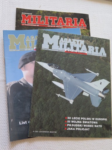 Zdjęcie oferty: Magazyn Militaria z 1996 i 1997 roku szt 3