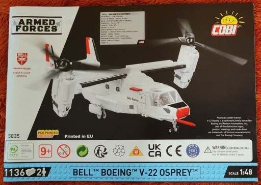 Zdjęcie oferty: COBI 5835 - Bell-Boeing V-22 Osprey First Flight