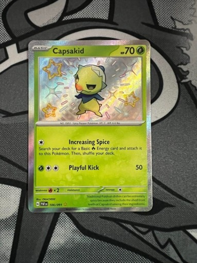 Zdjęcie oferty: Pokémon TCG Capsakid  106/091