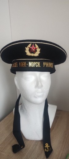 Zdjęcie oferty: Czapka wyższej szkoły marynarki wojennej ZSRR 