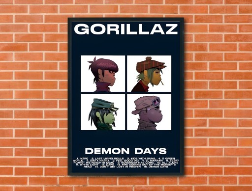 Zdjęcie oferty: Plakat Gorillaz - Demon Days