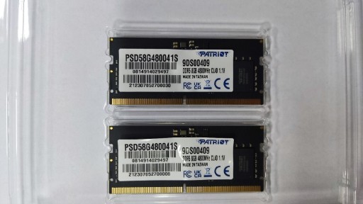 Zdjęcie oferty: Pamięć RAM 2x8GB (16GB) DDR5 4800MHz CL40