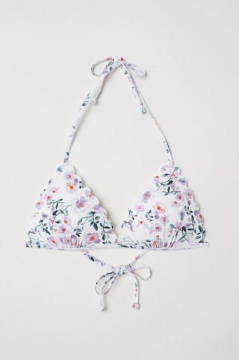 Zdjęcie oferty: H&M góra stanik strój kąpielowy śliczny kwiaty XS