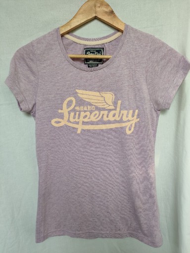 Zdjęcie oferty: Liliowy t-shirt Superdry Vintage S