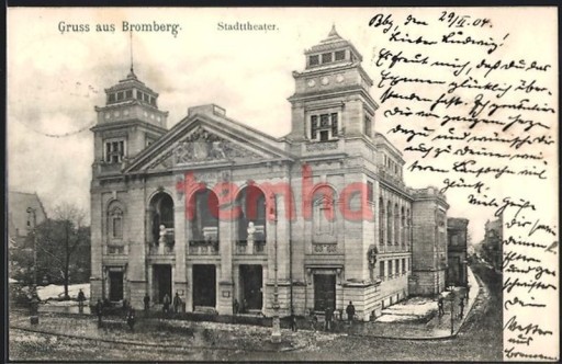 Zdjęcie oferty: BYDGOSZCZ Bromberg Stadttheater teatr miejski 1904