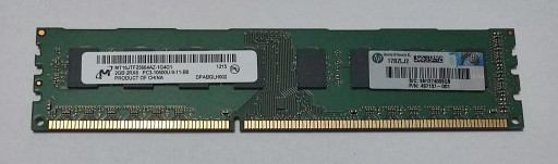 Zdjęcie oferty: Pamięć PC3 10600U DDR3 1333MHz RAM 2GB DESKTOPY