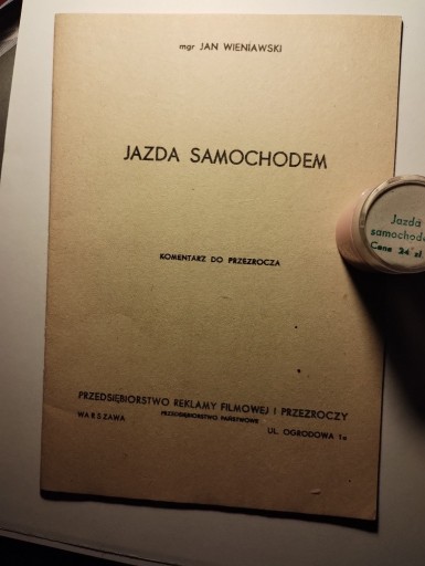 Zdjęcie oferty: PRL Film do rzutnika JAZDA SAMOCHODEM '72