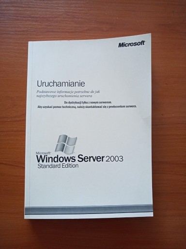 Zdjęcie oferty: Książka Windows Server 2003 Microsoft