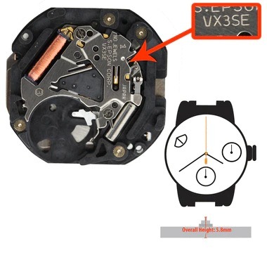 Zdjęcie oferty: Mechanizm kwarcowy Seiko / EPSON VX3SE