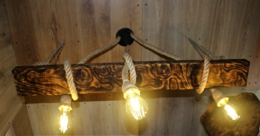 Zdjęcie oferty: Lampa wisząca loft, vintage, retro 3xe27 led Ediso