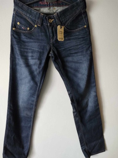 Zdjęcie oferty: Hilfiger Denim,granatowe jeansy,pas 38,nowe z metk