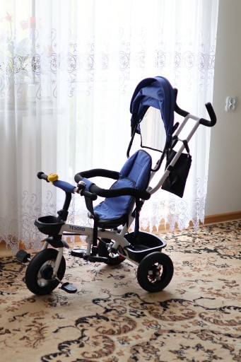 Zdjęcie oferty: Rowerek trójkołowy Tesoro 3w1 | Stan Bardzo dobry | Spacerówka