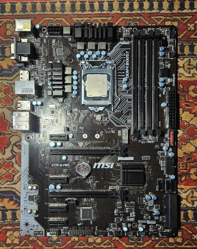 Zdjęcie oferty: Płyta główna MSI Z170 A-PRO Coffee Lake 6 7 8 9 generacja z370 z390