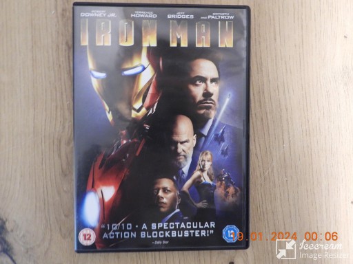 Zdjęcie oferty: Film: Iron Man  - Marvel. DVD Stan bardzo dobry.