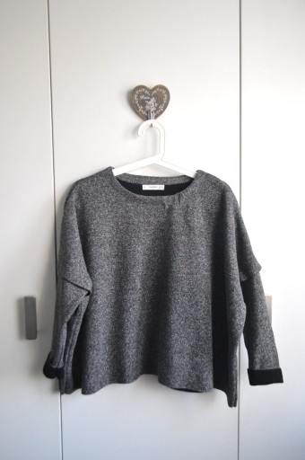 Zdjęcie oferty: Mango sweter S/M bluza srebrna połyskująca luźna 