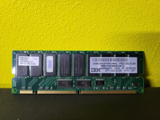 Zdjęcie oferty: Pamięć IBM 256MB SDRAM PC133 3.3V CL3