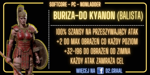 Zdjęcie oferty: DIABLO 2: kusza Buriza-Do Kyanon (NLD, PC)